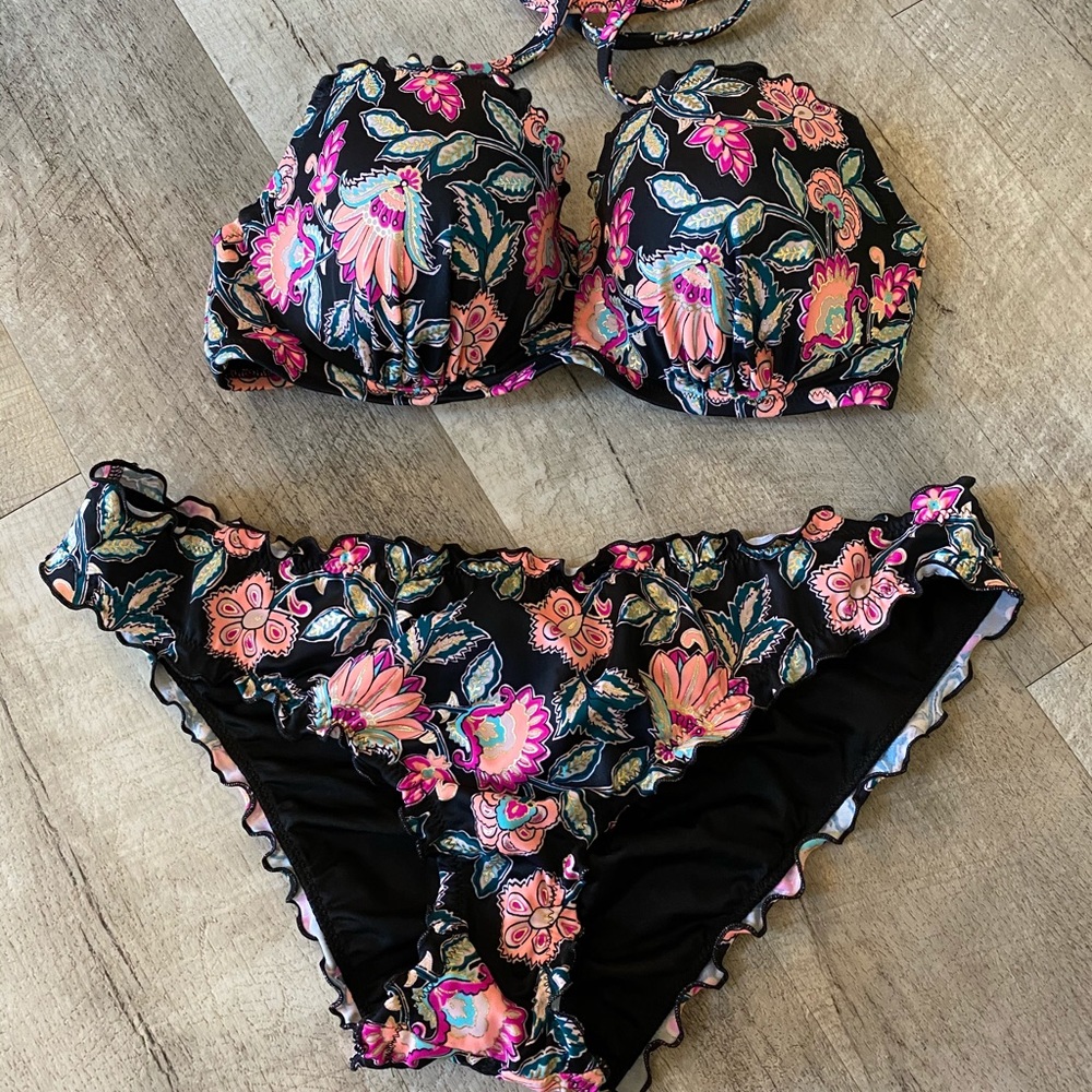 floral bikini